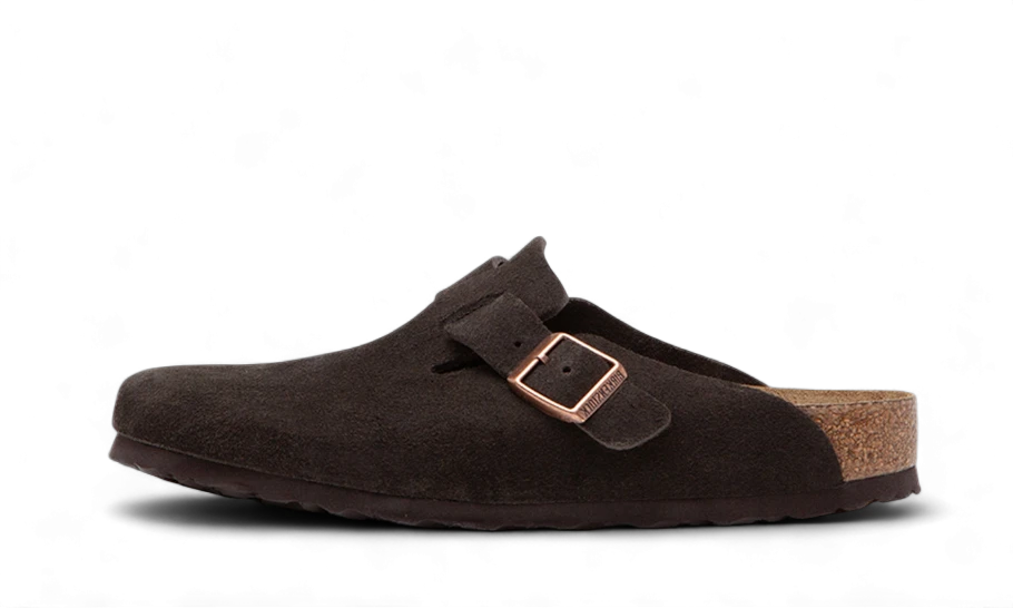 Birkenstock Boston Suede Mocca