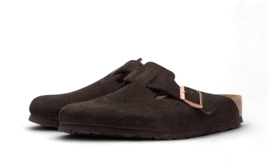 Birkenstock Boston Suede Mocca