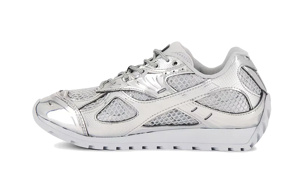 Bottega Veneta Orbit Silver White