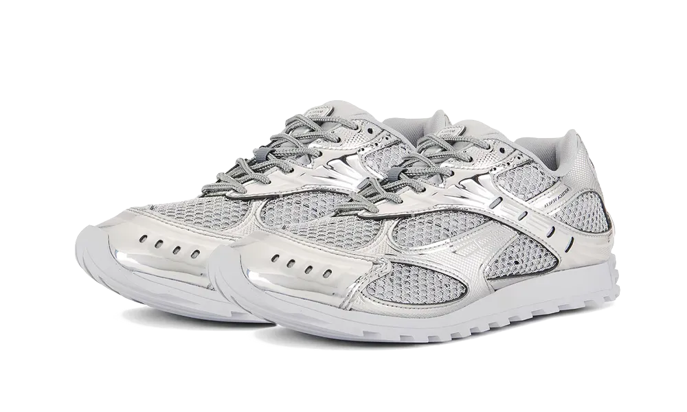 Bottega Veneta Orbit Silver White