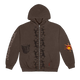 Cactus Jack by Travis Scott Reverse Dog Zip Up Hoodie Brown