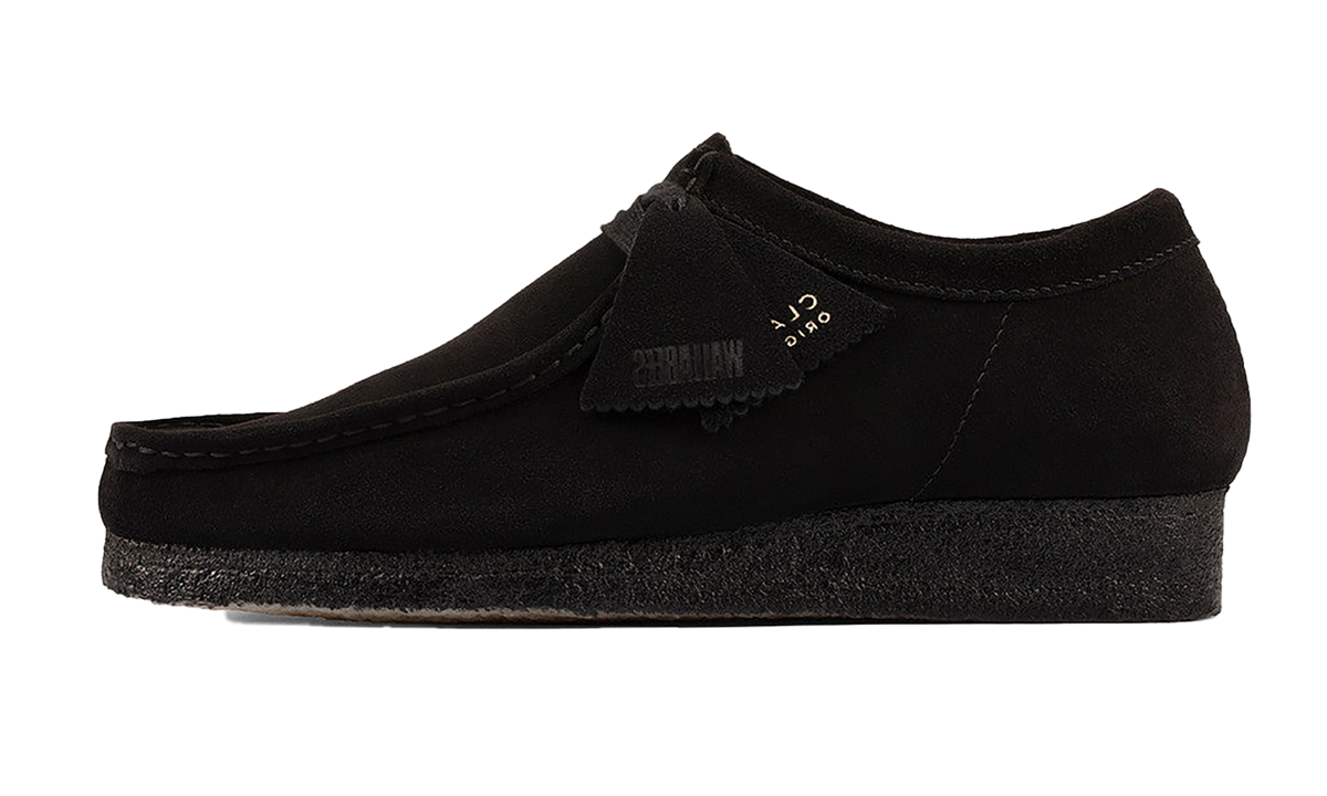 Clarks Originals Wallabee Boot Black Suede