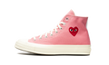 Converse Chuck Taylor All Star 70 Hi Comme des Garcons PLAY Bright Pink