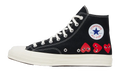 Converse Chuck Taylor All Star 70 Hi Comme des Garcons PLAY Multi-Heart Black