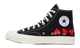 Converse Chuck Taylor All Star 70 Hi Comme des Garcons PLAY Multi-Heart Black