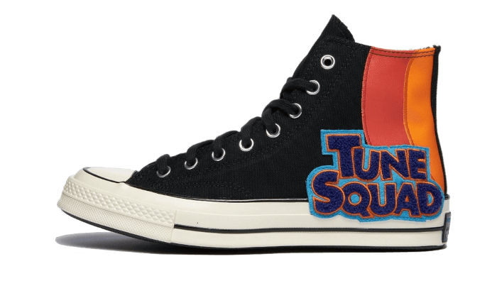 Converse Chuck Taylor All Star 70 Hi Space Jam Tune Squad, Black/Mantra Orange/Multi (172482C)