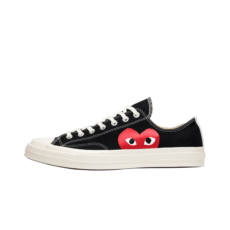 Converse Chuck Taylor All Star 70 Ox Comme des Garcons PLAY Black, Black/White-High Risk Red (150206C)