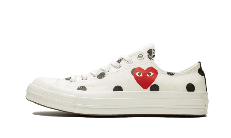 Converse Chuck Taylor All Star 70 Ox Comme des Garcons PLAY Polka Dot White, White/Black-Red (157249C)
