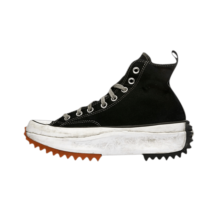 Converse Run Star Hike Hi Black White Gum Distressed, Black/Gum (168297C)