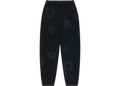 Denim Tears Cotton Wreath Sweatpants Black Monochrome