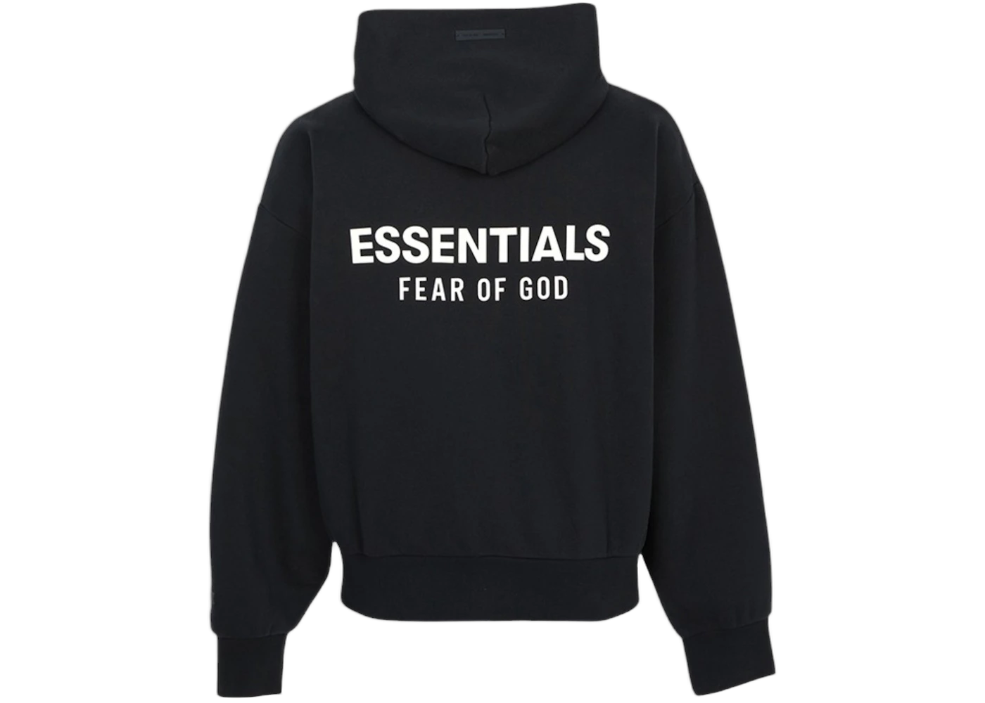 Fear of God Essentials Zip Up Hoodie Black