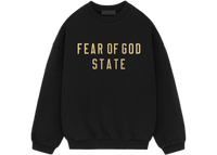 Fear of God Essentials Fleece Crewneck State Black