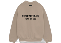 Fear of God Essentials Fleece Crewneck Desert Sand