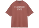Fear of God Essentials Heavy Crewneck T-Shirt Crimson