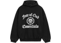 Fear of God Essentials Heavy Fleece Vintage Shrunken Hoodie Black