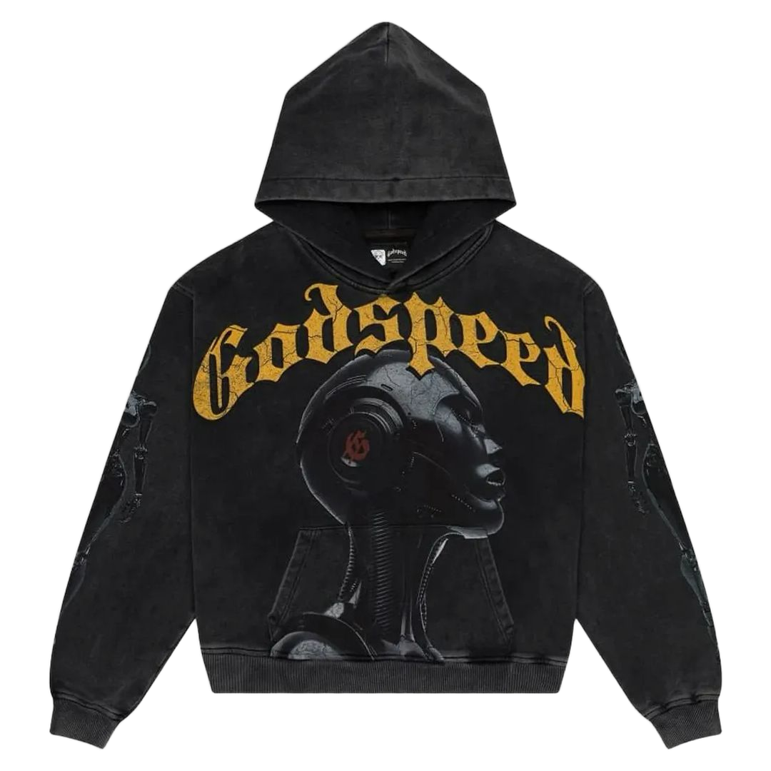 Godspeed Alexa Hoodie Washed Black