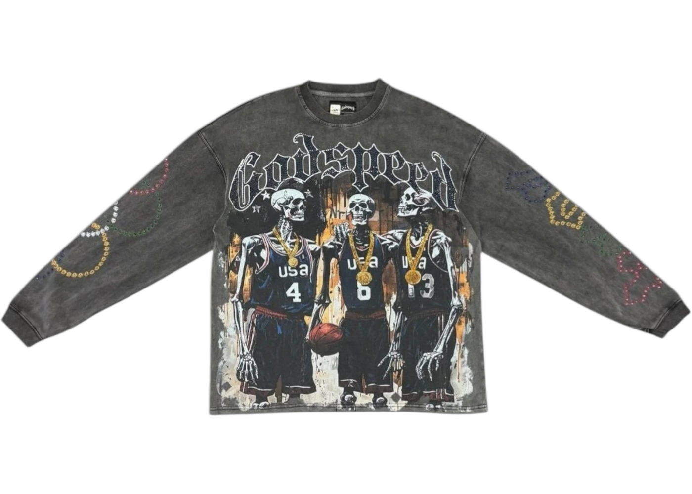 Godspeed Dreamteam 24 Long-Sleeve VVS T-Shirt Black Wash