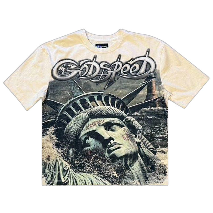 Godspeed Sunken Liberty 2 T-Shirt Bone