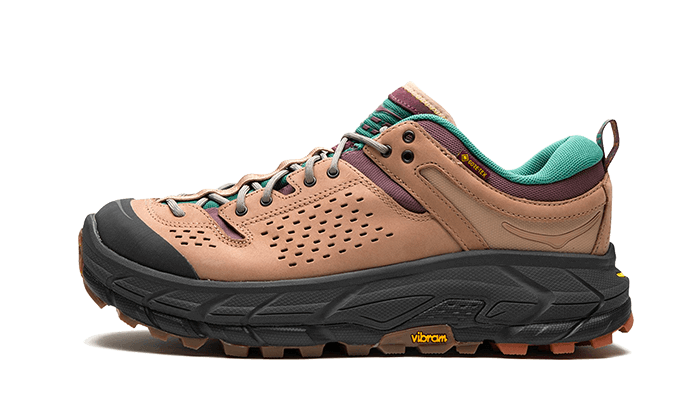 Hoka One One Tor Ultra Low Bodega, Tan/Purple/Aqua (1145771-NBYL)
