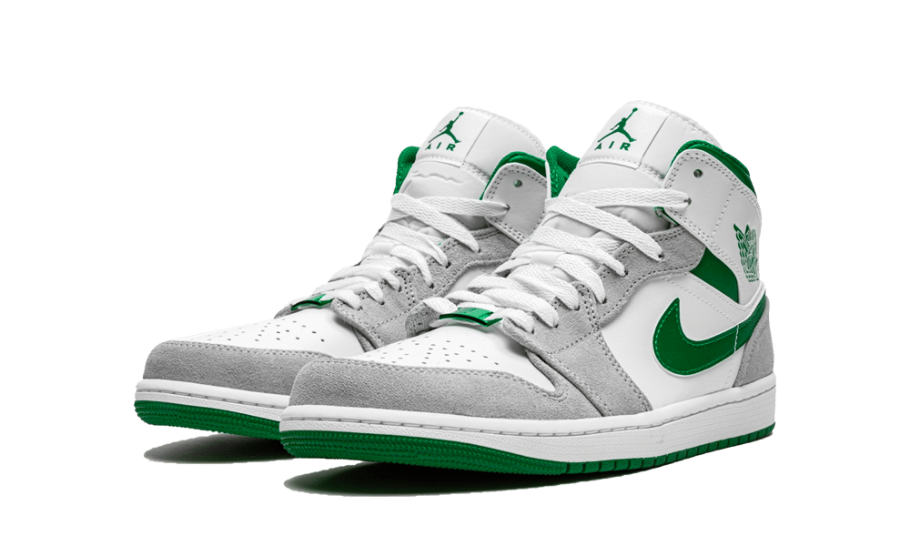 Air Jordan 1 Mid SE Gray Green
