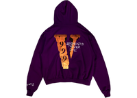 Juice Wrld x Vlone Legends Never Die Hoodie Purple