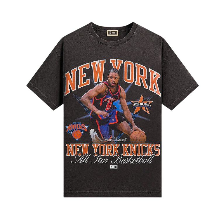 Kith For NBA All-Star New York Knicks Latrell Sprewell Vintage Tee Black
