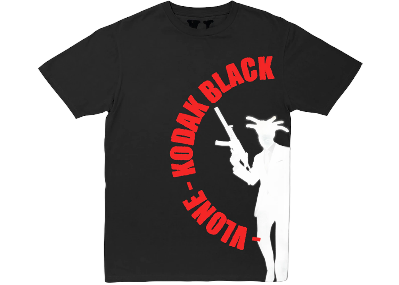Kodak Black x Vlone Vulture T-shirt Black