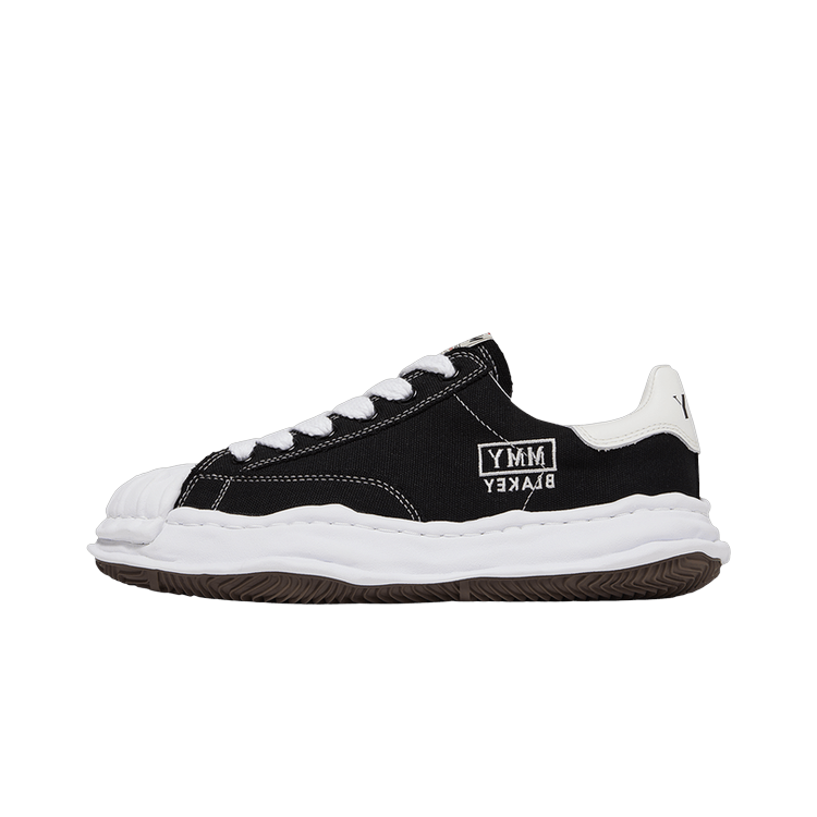 Maison Mihara Yasuhiro Blakey OG Sole Canvas Low Black, Black/White (A08FW735)