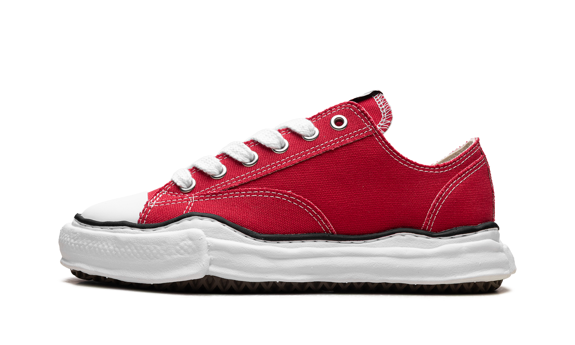 Maison Mihara Yasuhiro Peterson OG Sole Canvas Low Red