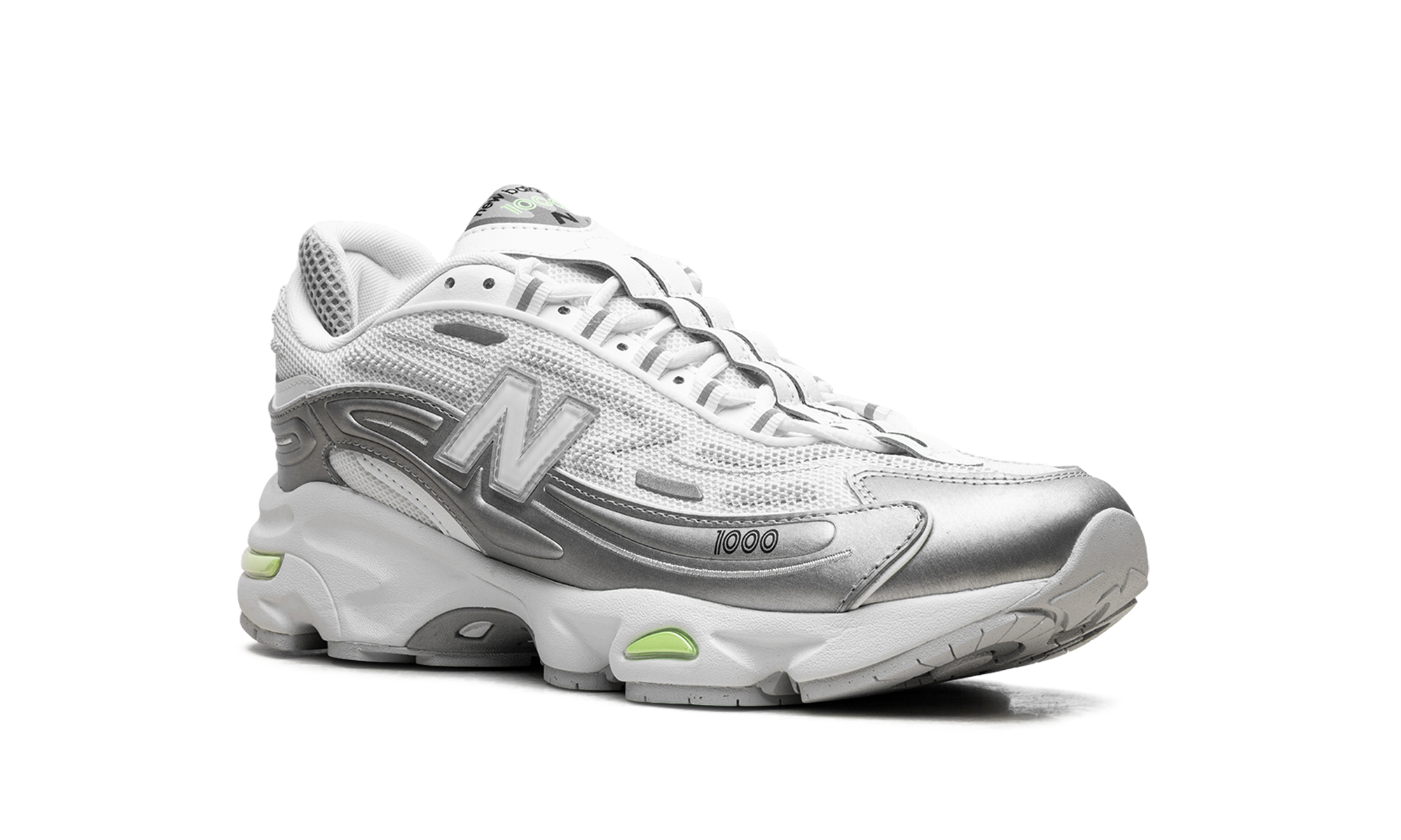 New Balance 1000 White Silver Mint Flash