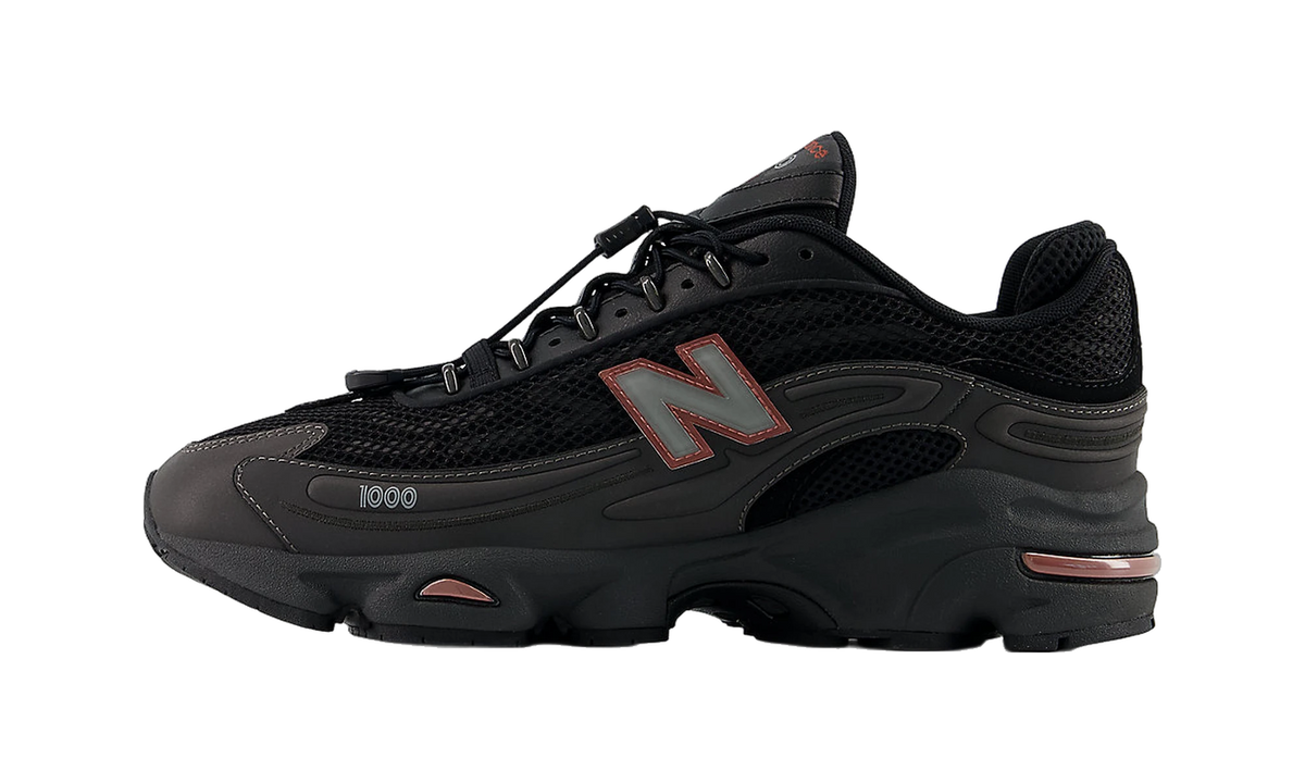 New Balance 1000G Black Metallic Red Rock