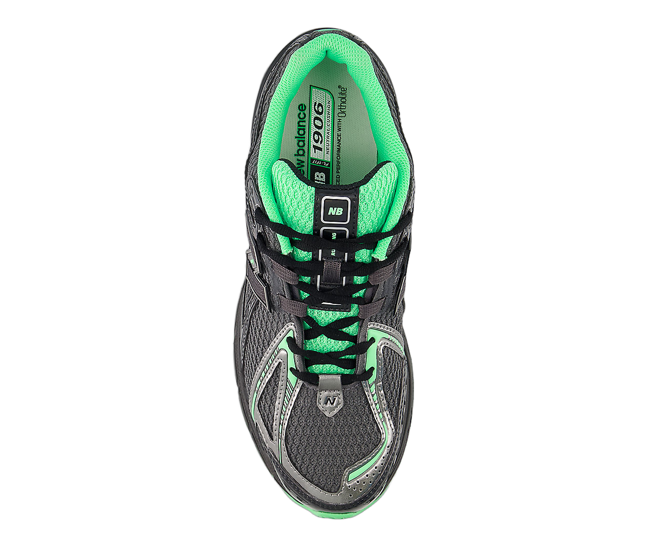 New Balance 1906R Dark Silver Metallic Lab Green, Dark Silver Metallic/Lab Green (U1906RCT)