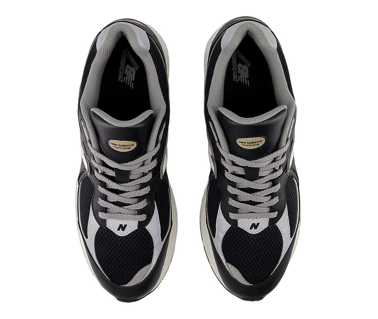 New Balance 2002R Black Sea Salt Gold Metallic