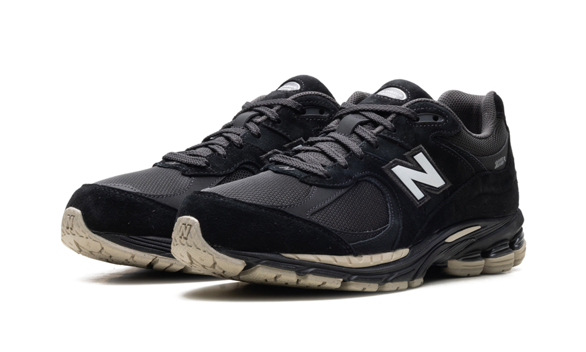 New Balance 2002R Black Timber Wolf White
