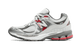 New Balance 2002R Silver Metallic Team Red
