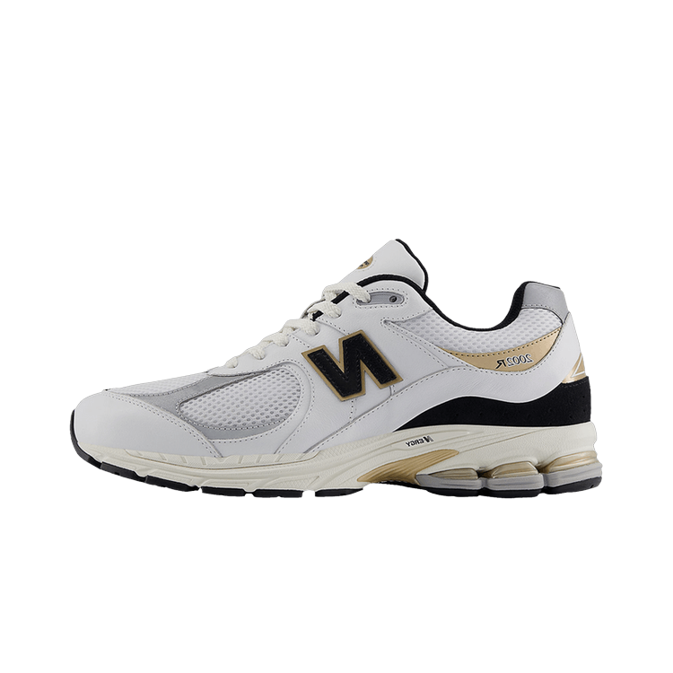 New Balance 2002R White Black Gold Metallic, White/Black/Gold Metallic (M2002RPN)