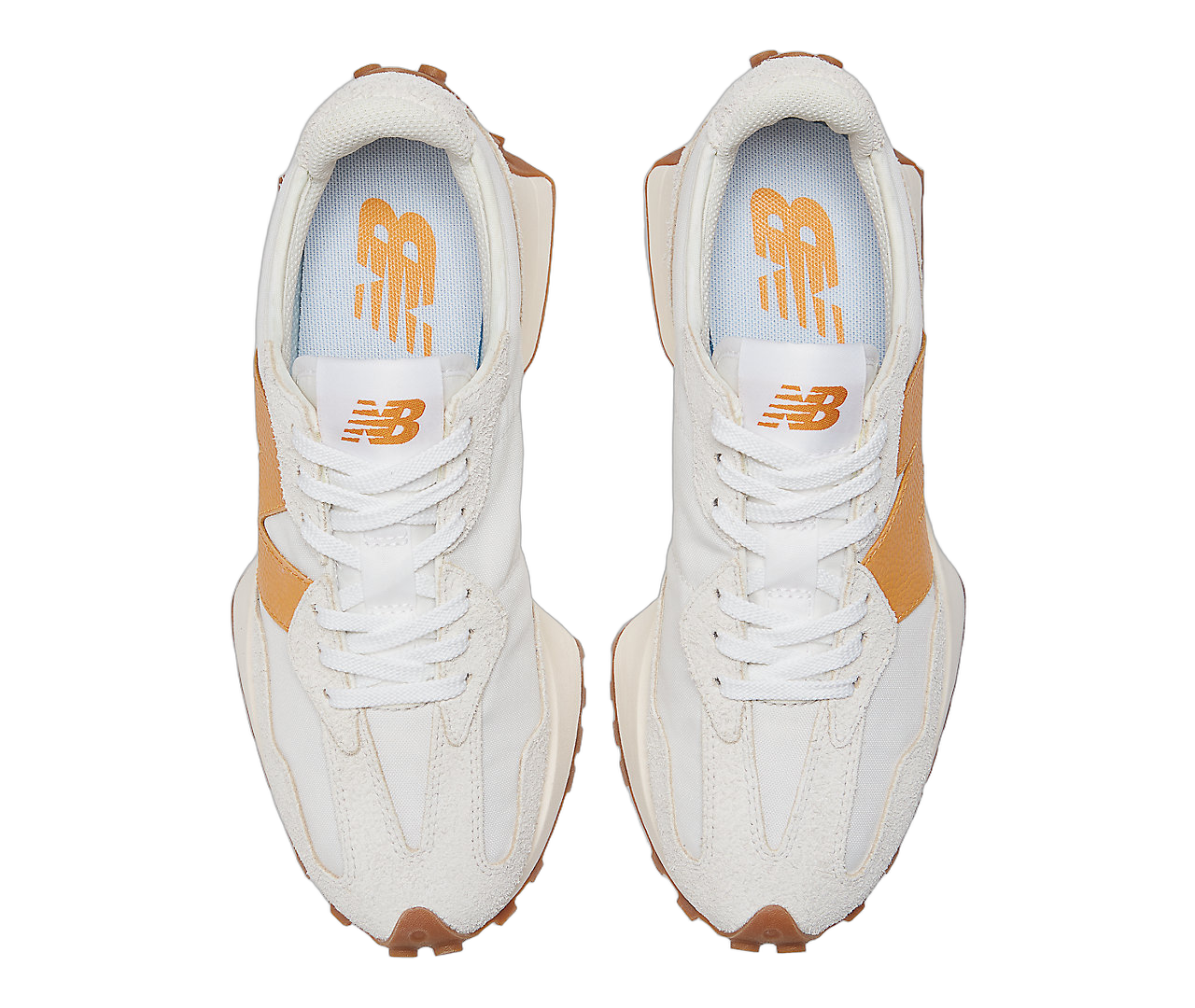 New Balance 327 Sea Salt Golden Hour Gum, Sea Salt/Golden Hour/Gum (WS327BY)