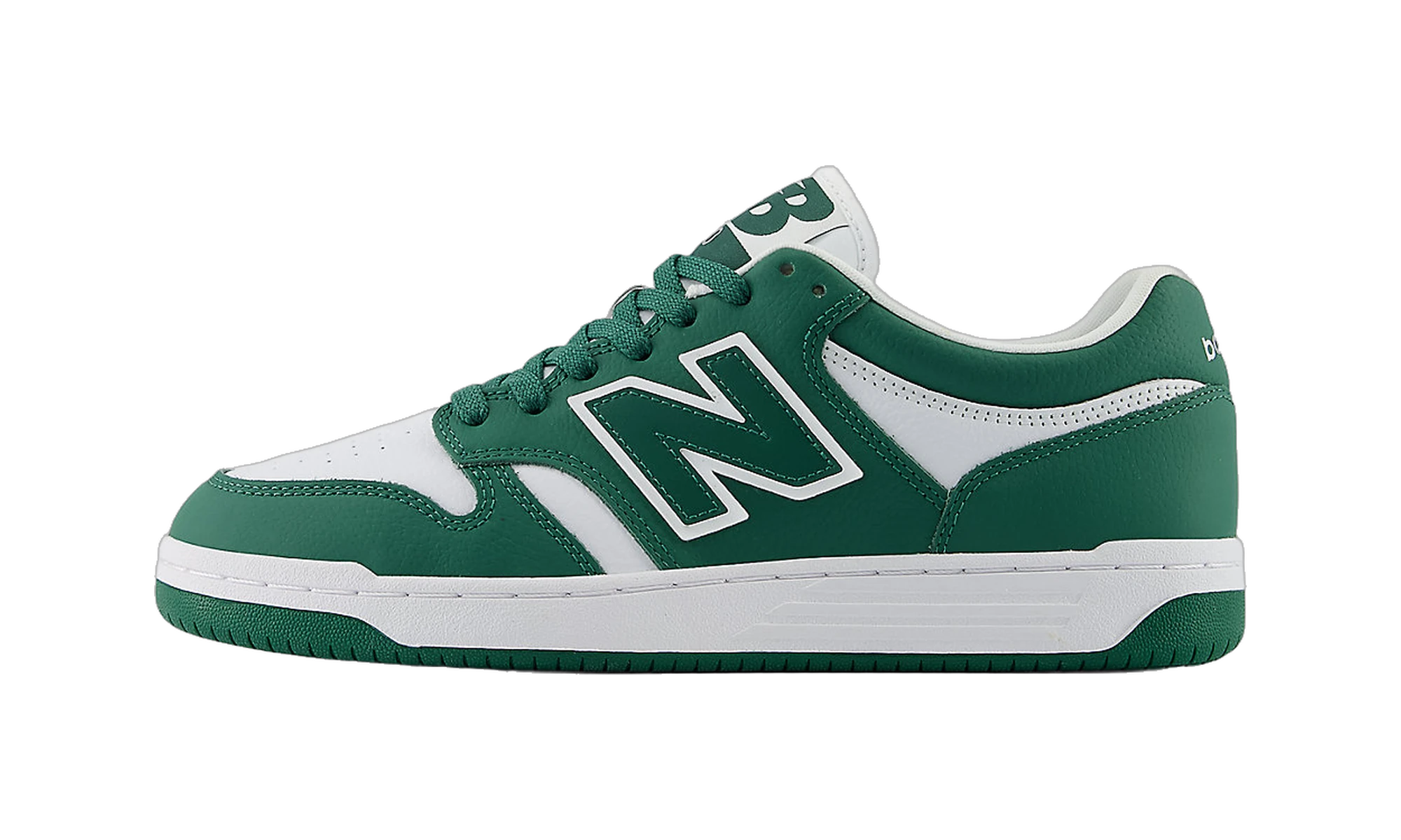 New Balance 480 Team Forest Green White