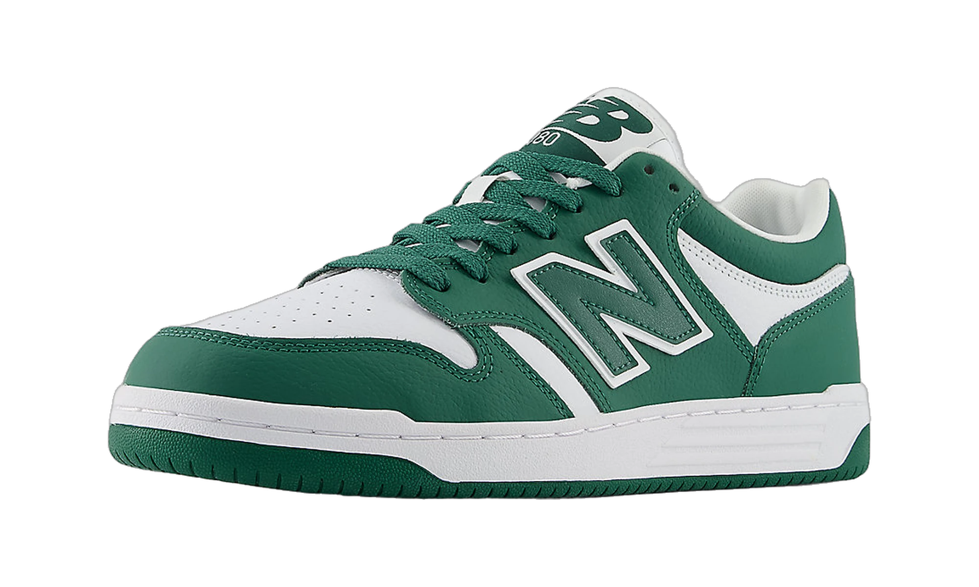 New Balance 480 Team Forest Green White
