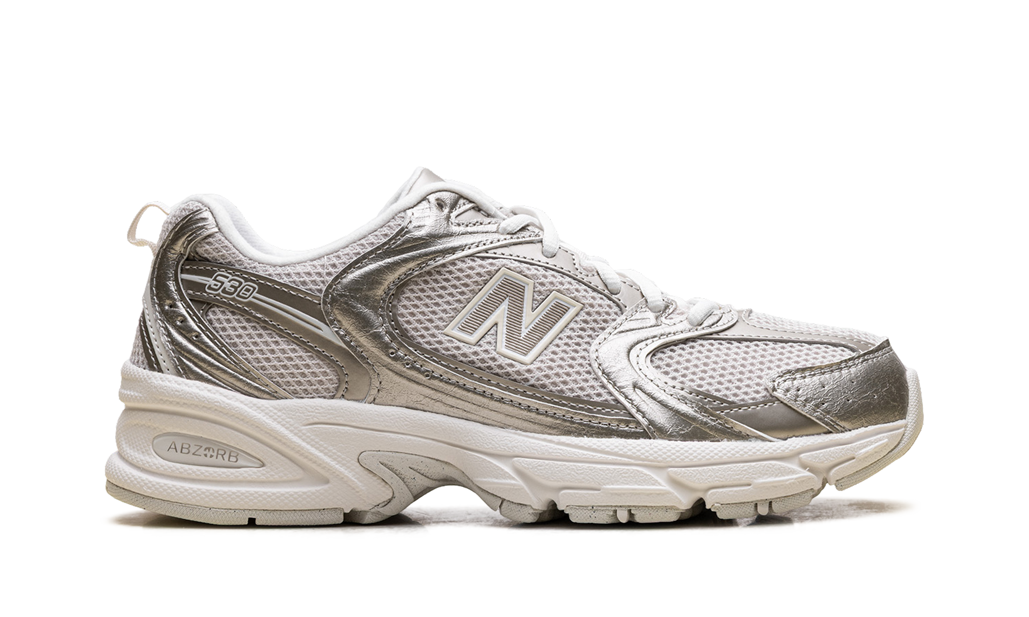 New Balance 530 Gold Metalic Linen