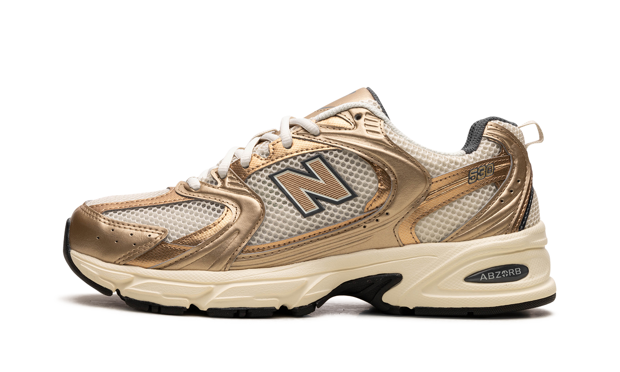 New Balance 530 Turtledove Gold Metallic