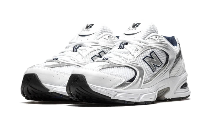 New Balance 530 White Natural Indigo, White/Natural Indigo/Silver Metallic (GR530SB1)