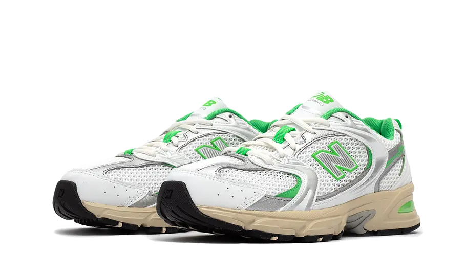 New Balance 530 White Palm Leaf, White/Palm Leaf (MR530EC)