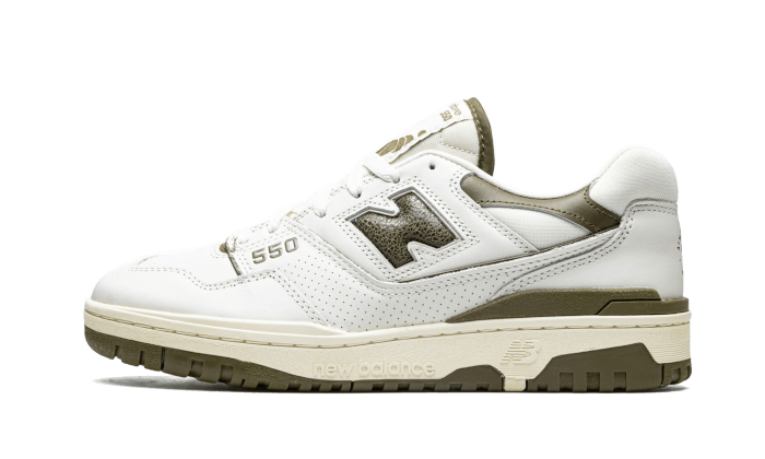 New Balance 550 Aime Leon Dore Olive, White/Olive (BB550AD1)