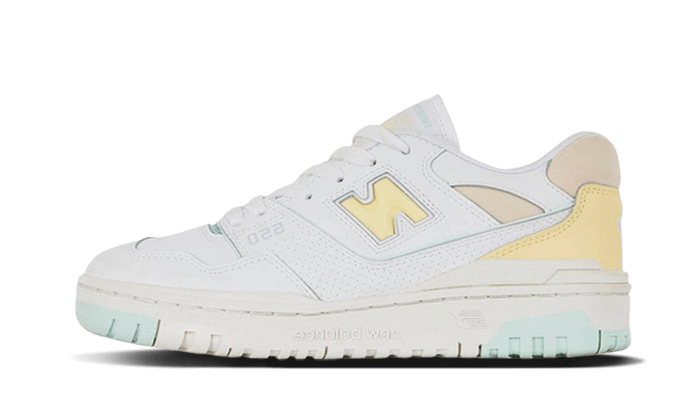 New Balance 550 Courir Pastel, White/Pink/Yellow (BBW550CR)