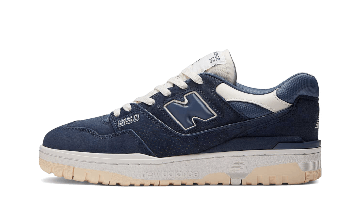 New Balance 550 Natural Indigo Suede, Natural Indigo/Sea Salt/White (BB550SLA)