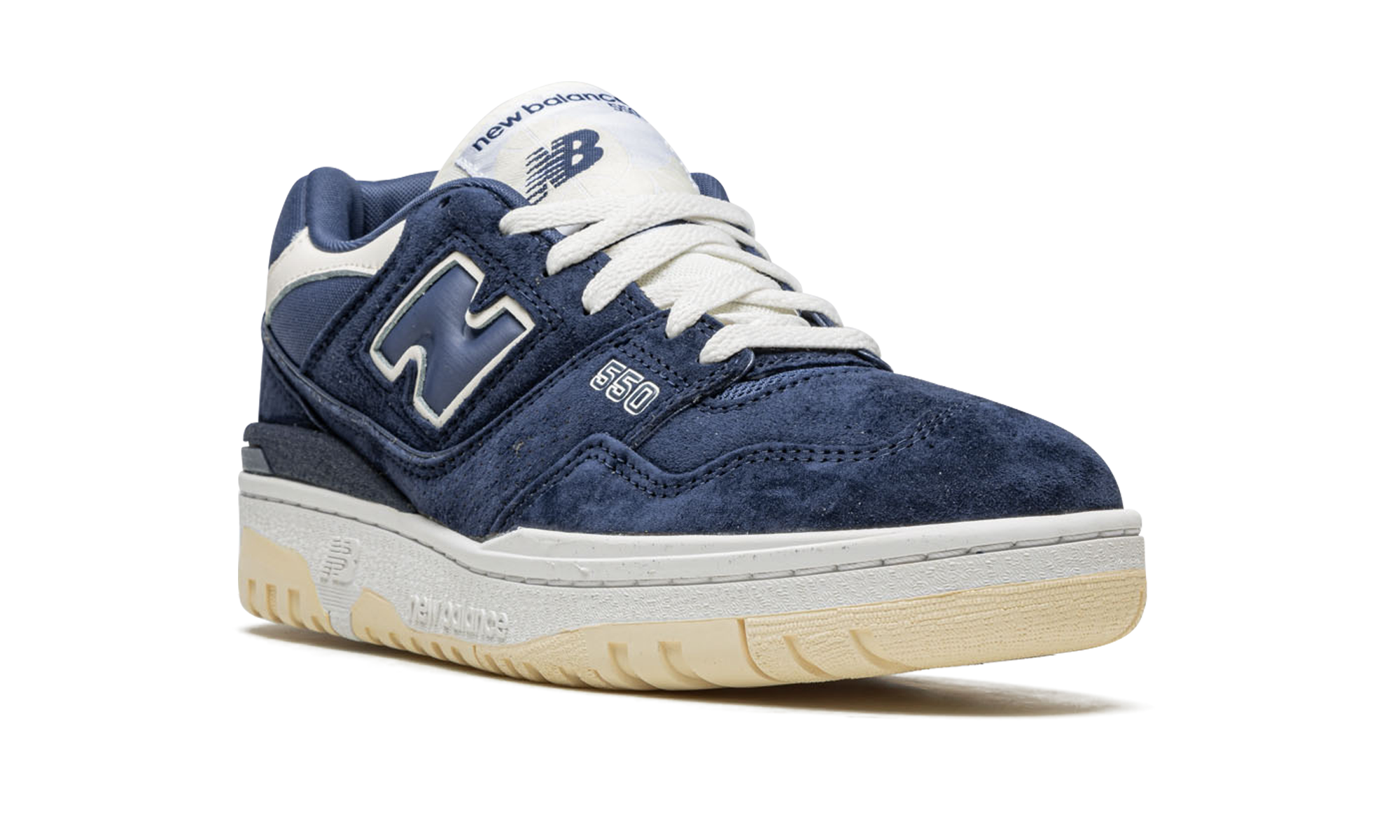 New Balance 550 Natural Indigo Suede