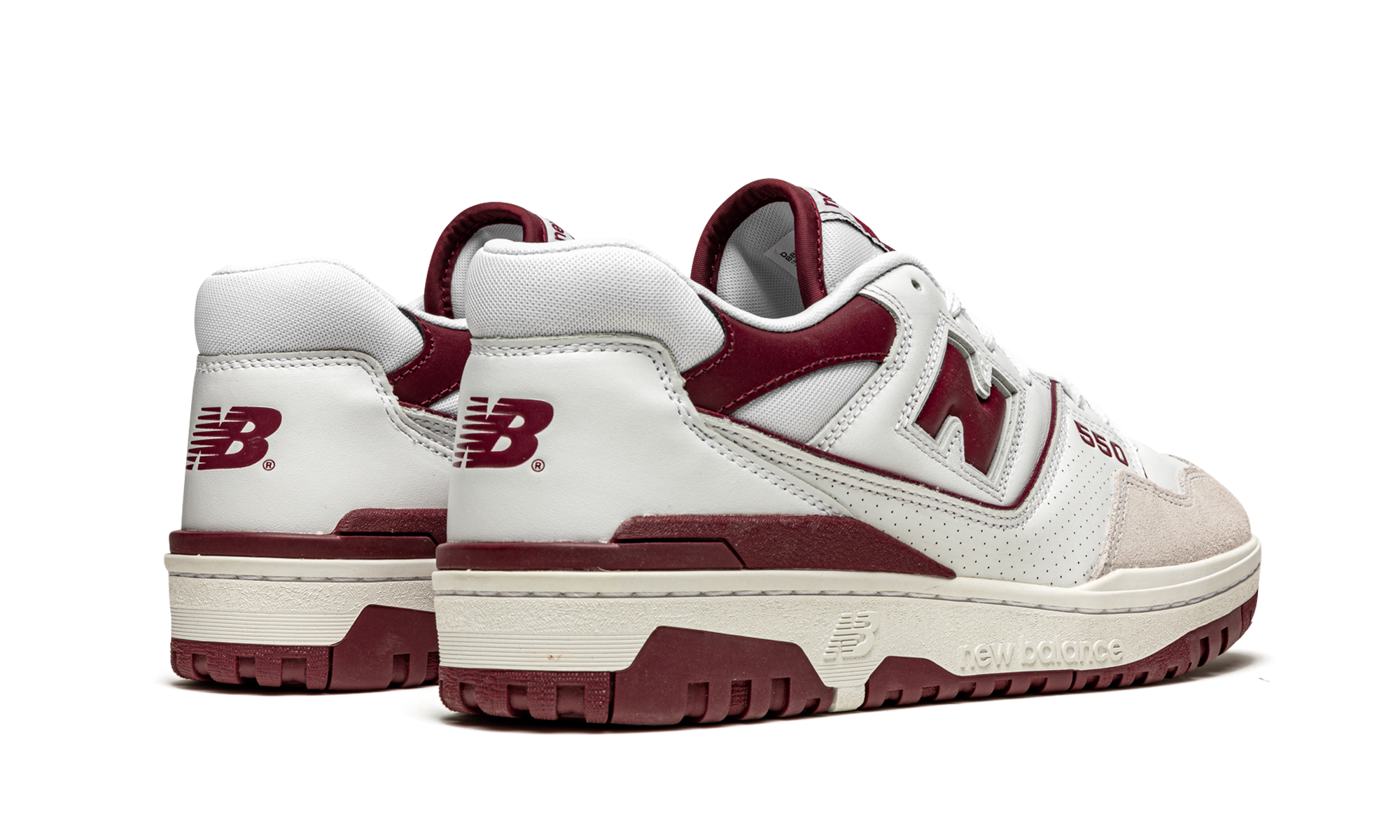 New Balance 550 Sea Salt Burgundy