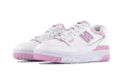 New Balance 550 White Bubblegum Pink, White/Lilac Cloud (BBW550BD)