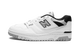 New Balance 550 White Concrete Black